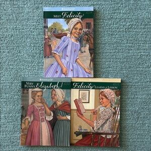 American Girl Felicity Book Trio